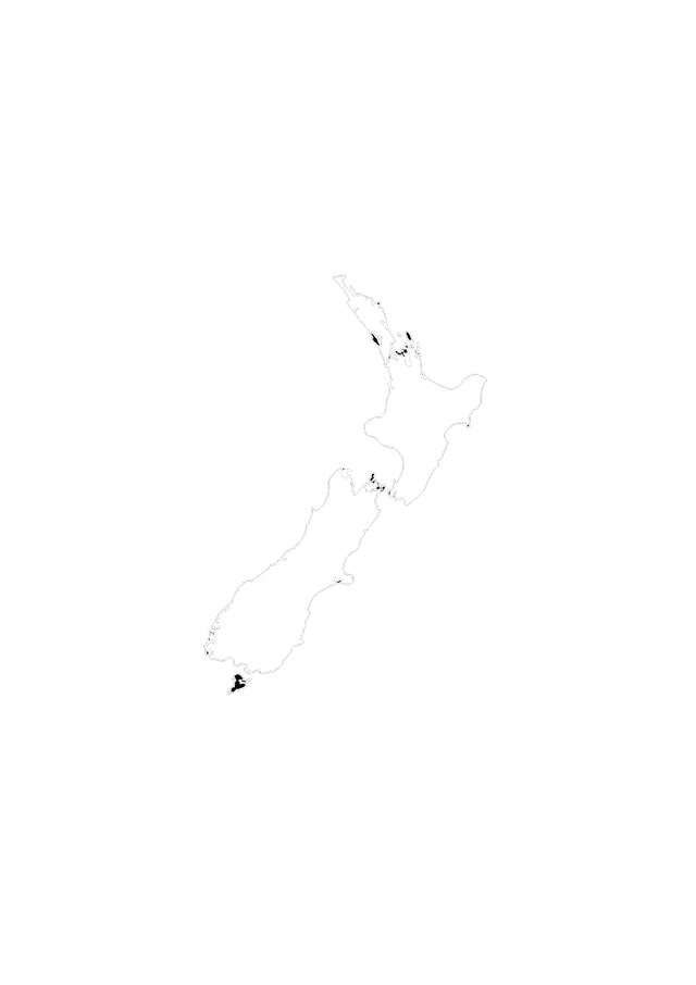 New Zealand map Image.
